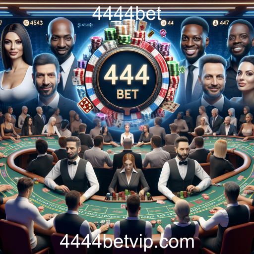 Experiência Imersiva nos Jogos ao Vivo do 4444bet